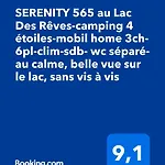 Κάμπινγκ Serenite-565 Au Des Reves-camping 4 Etoiles-mobilhome 3ch-6pl-clim-sdb-wifi-au Calme, Belle Vue Sur Le Lac, Sans Vis A Vis Lattes