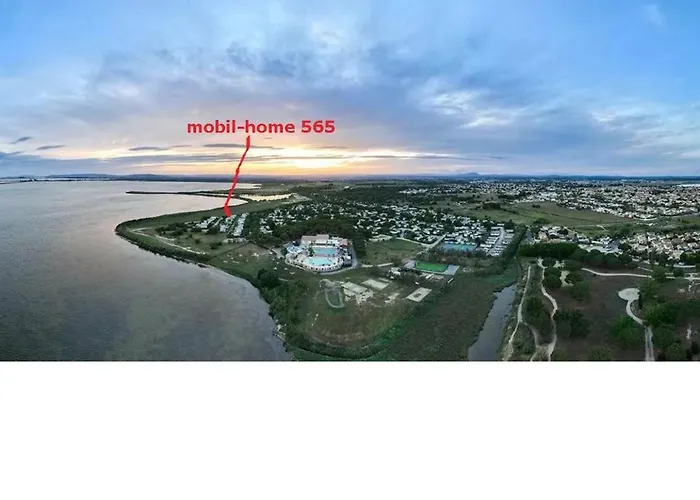 Parque de Campismo Serenity 565 Au Des Rêves-camping 4 étoiles-mobil 3ch-6pl-clim-sdb- Wc Séparé-au Calme, Belle Vue Sur Le Lac, Sans Vis à Vis