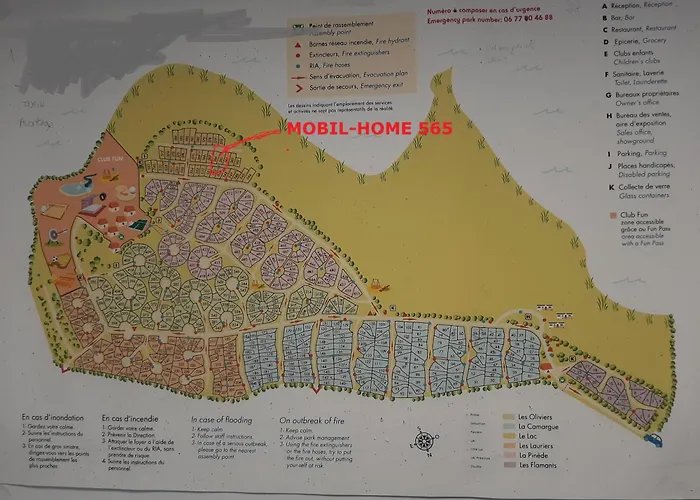 Parque de Campismo Serenity 565 Au Des Rêves-camping 4 étoiles-mobil 3ch-6pl-clim-sdb- Wc Séparé-au Calme, Belle Vue Sur Le Lac, Sans Vis à Vis Lattes