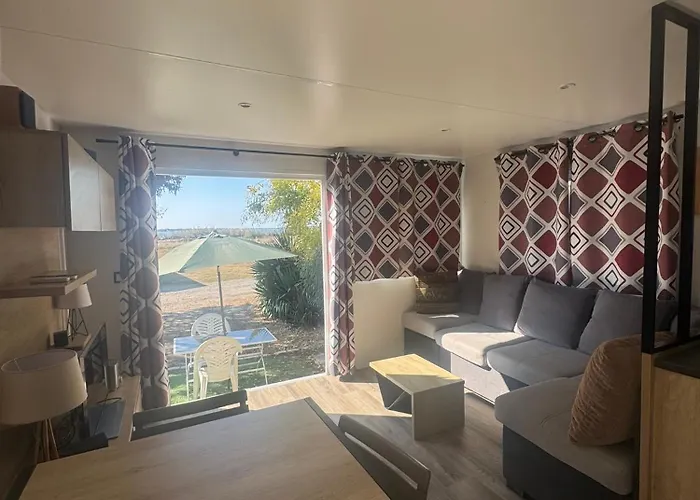 Κάμπινγκ Serenity 565 Au Des Reves-camping 4 Etoiles-mobil 3ch-6pl-clim-sdb- Wc Separe-au Calme, Belle Vue Sur Le Lac, Sans Vis A Vis *